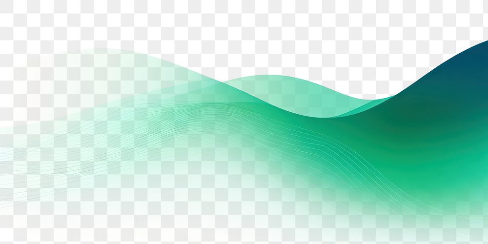 PNG Green backgrounds nature wave. AI generated Image by rawpixel.