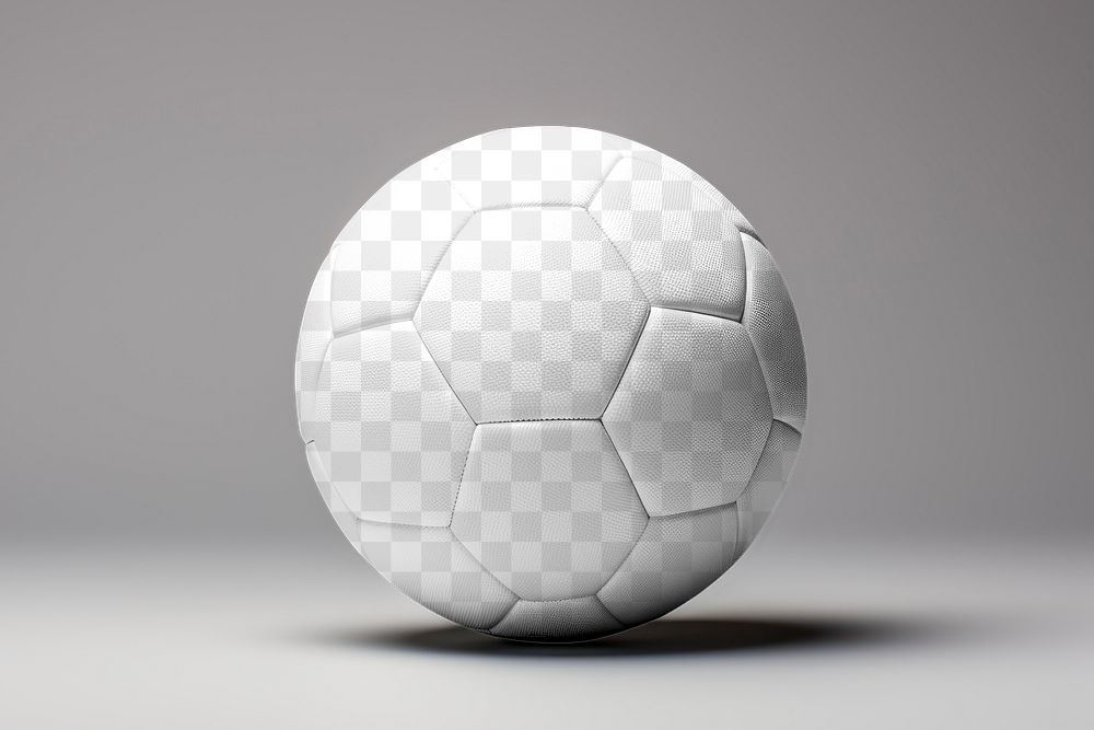 Soccer ball png transparent mockup