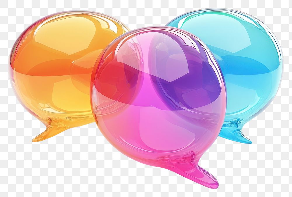PNG Color speech bubble balloon white background clothing.