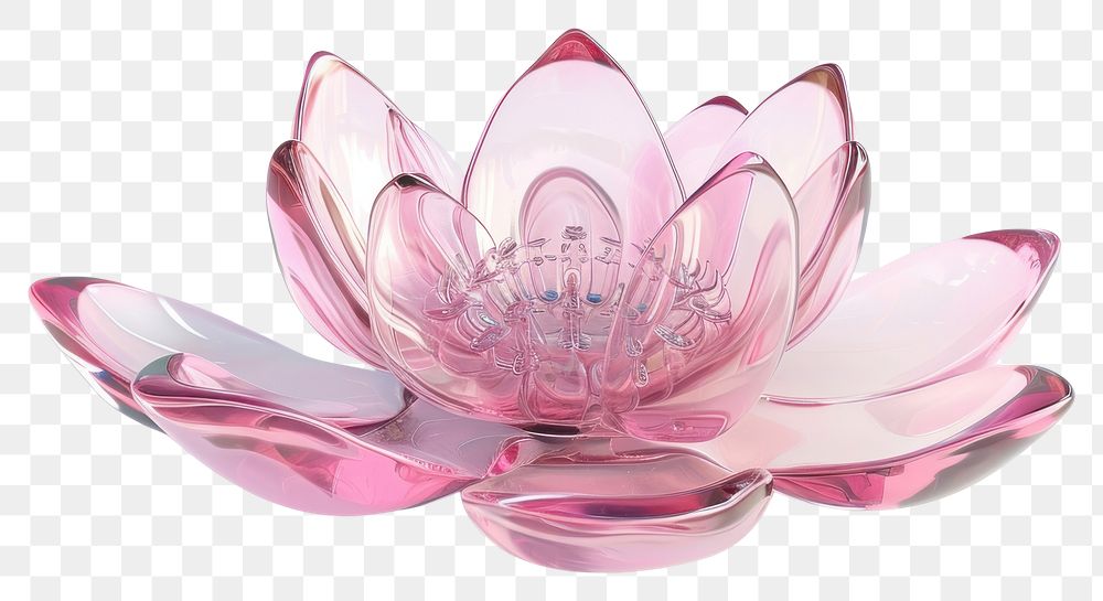 PNG Lotus icon flower plant glass.