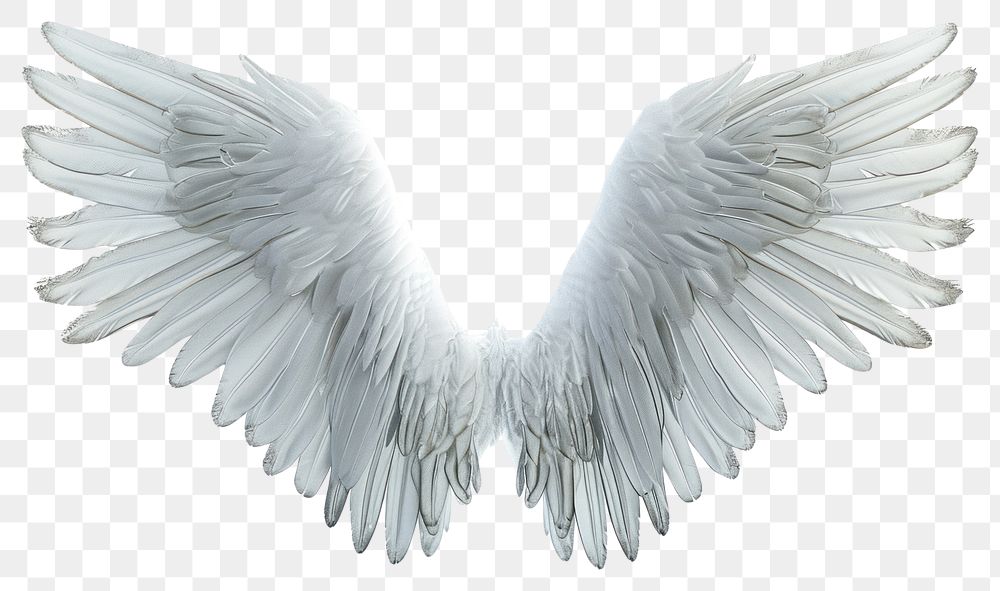 PNG Wings flying angel white