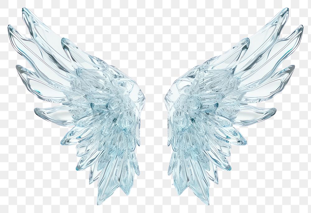 PNG Wings white white background spirituality