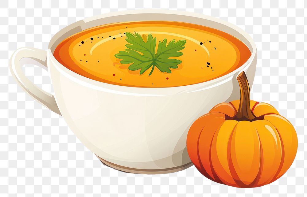PNG  Pumpkin soup vegetable drink plant.