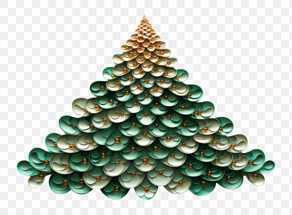 PNG Christmas tree jewelry white background celebration.