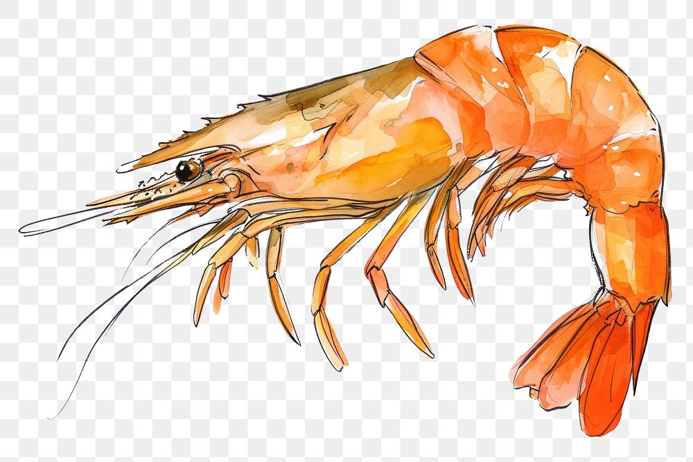 PNG  Prawn lobster seafood animal.