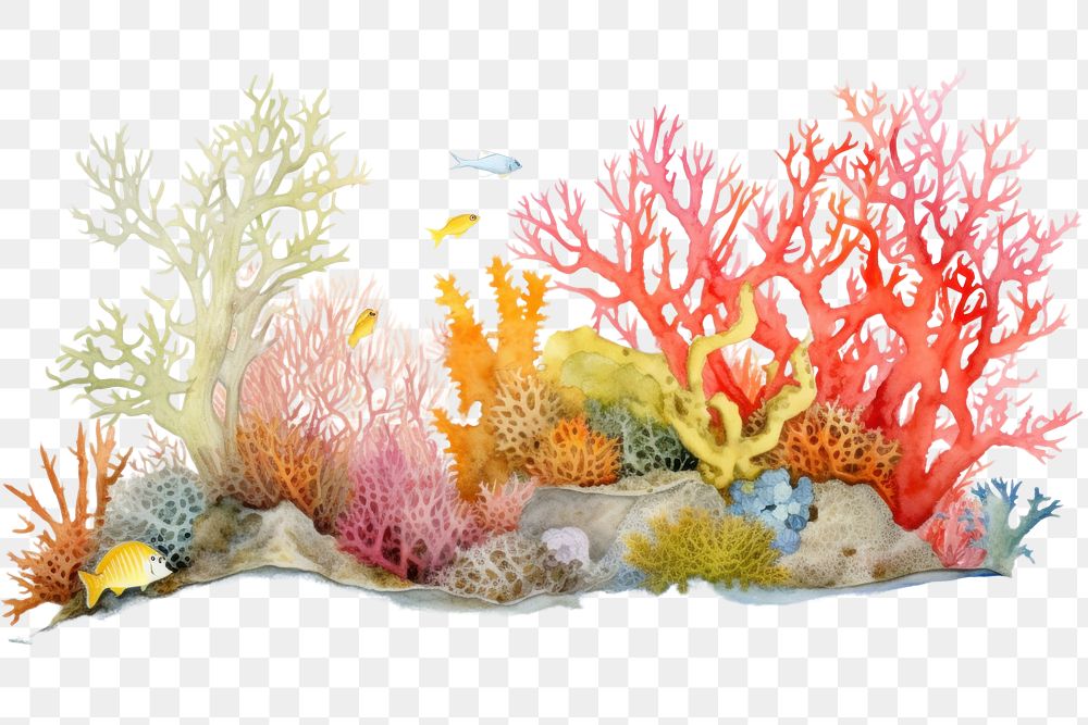 PNG Coral reef aquarium outdoors nature.