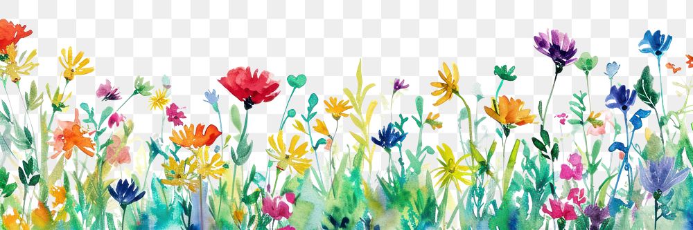 PNG Meadow backgrounds outdoors pattern.