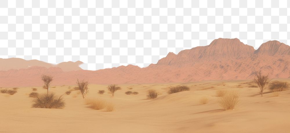 PNG Aesthetic desert scenery photo landscape outdoors nature.