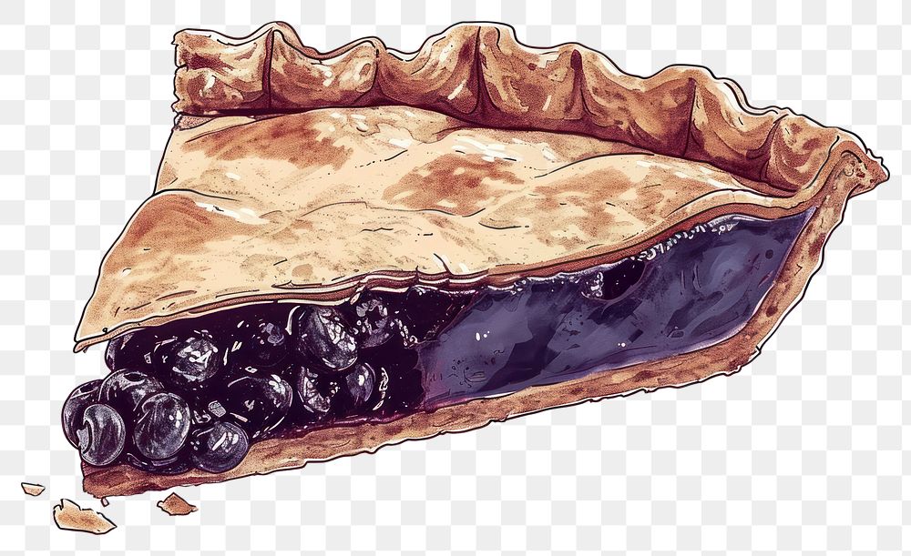 PNG  Antique of pie dessert pastry food.