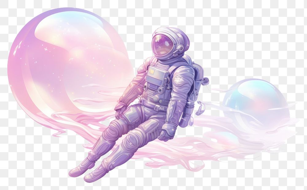 PNG Floating Astronaut astronaut drawing sketch