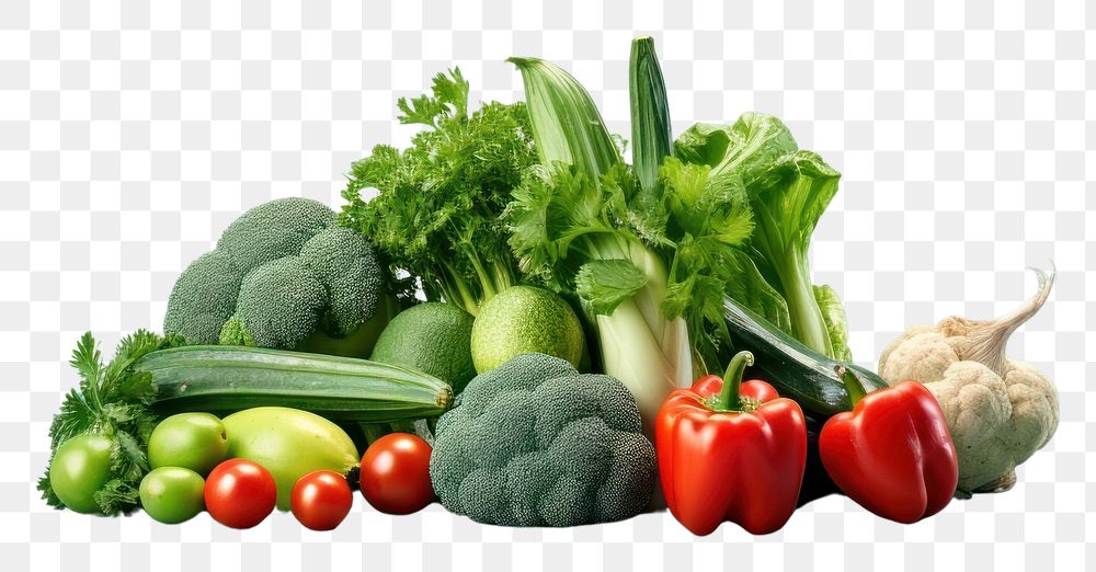 PNG Supermarket fresh vegetable broccoli plant food.