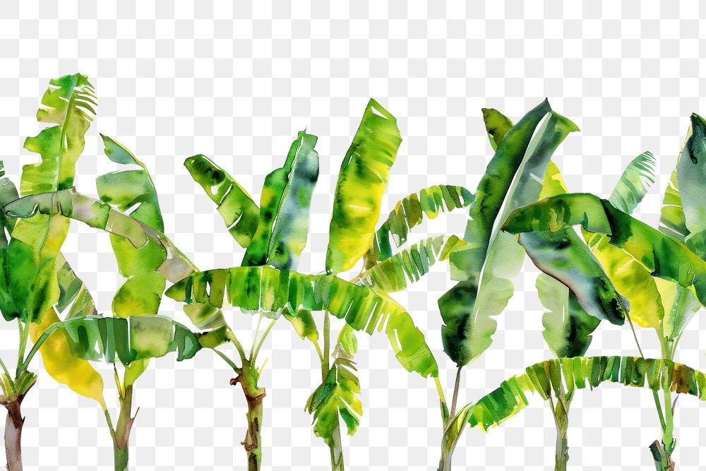 PNG  Banana tree nature plant green.