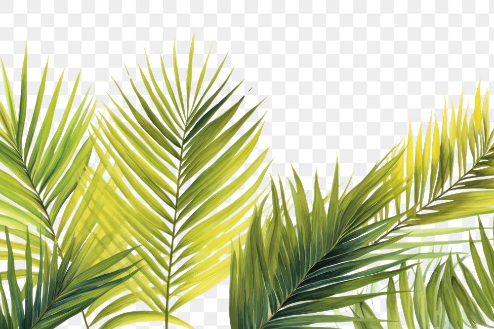 PNG  Palm leaves nature backgrounds sunlight.