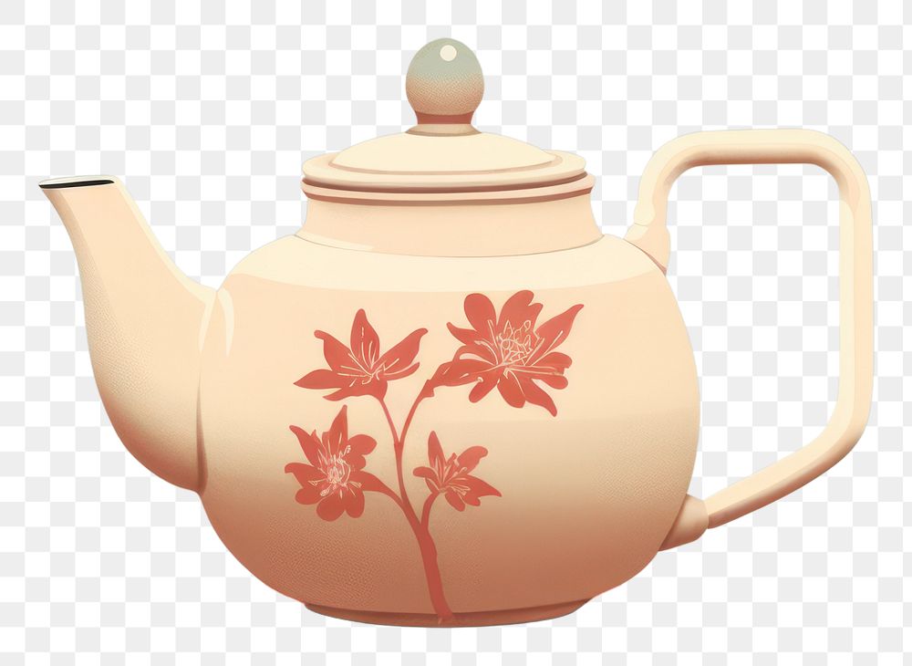 PNG  Chinese tea teapot art refreshment.