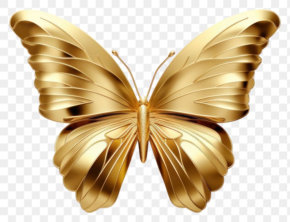 PNG  Butterfly gold animal insect