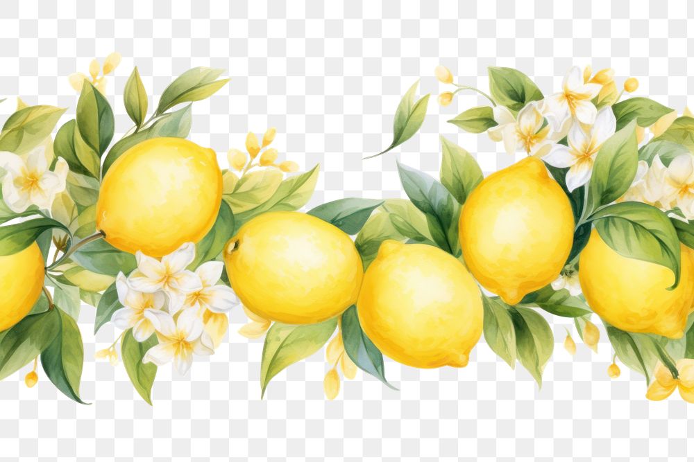 PNG Garland lemon fruit plant food