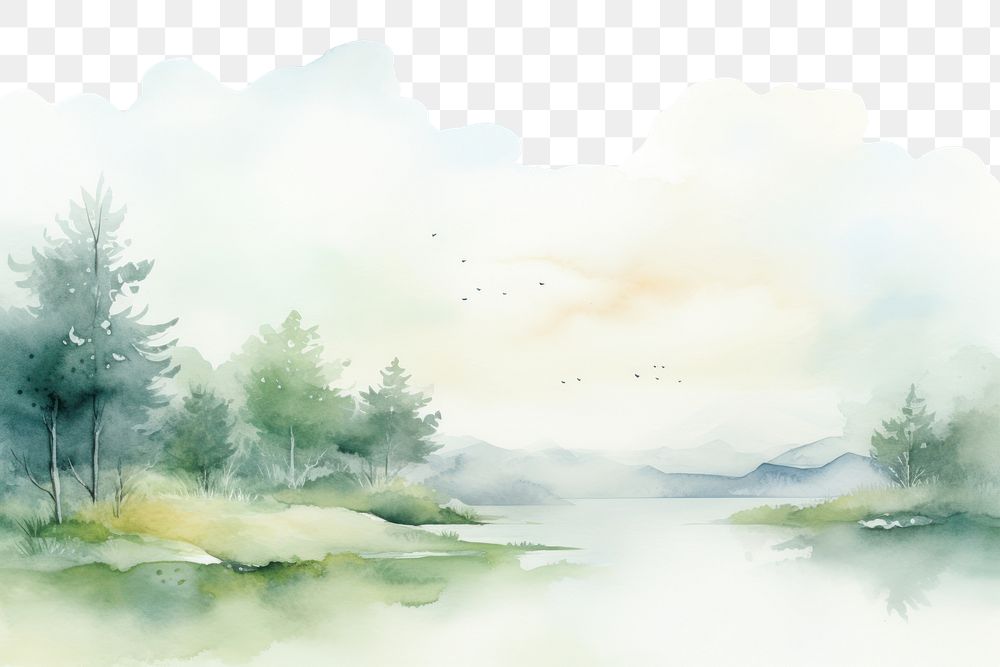 PNG Landscape outdoors painting nature.