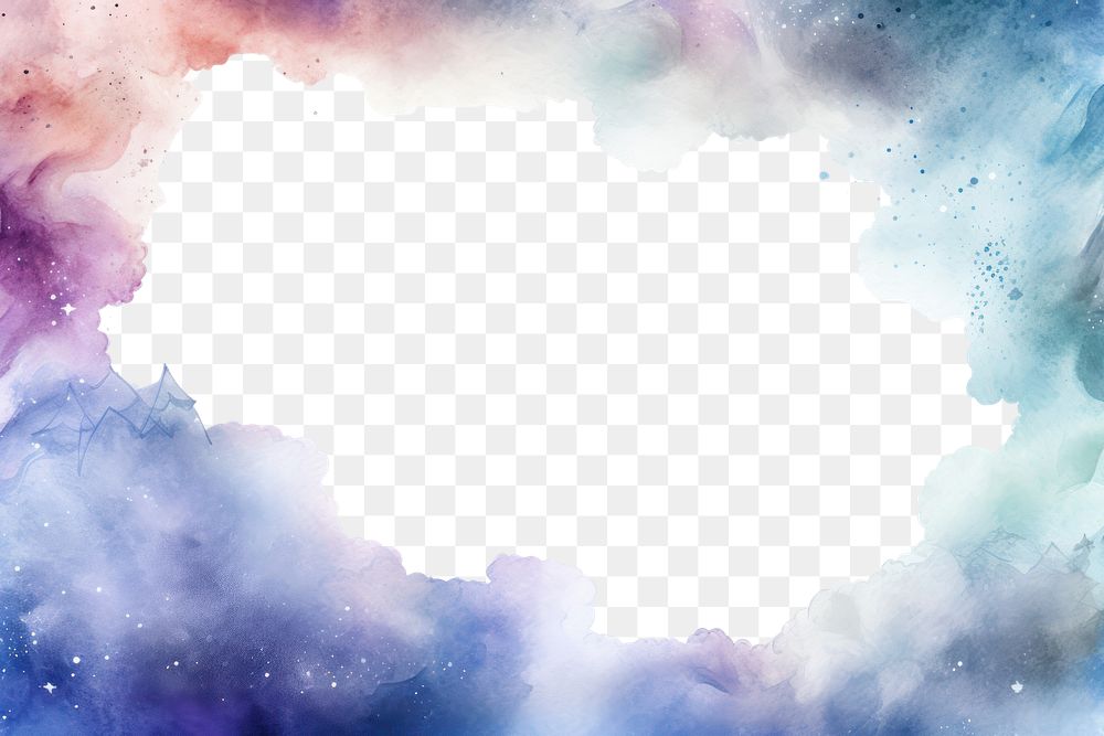 PNG Outer space border backgrounds painting sky.