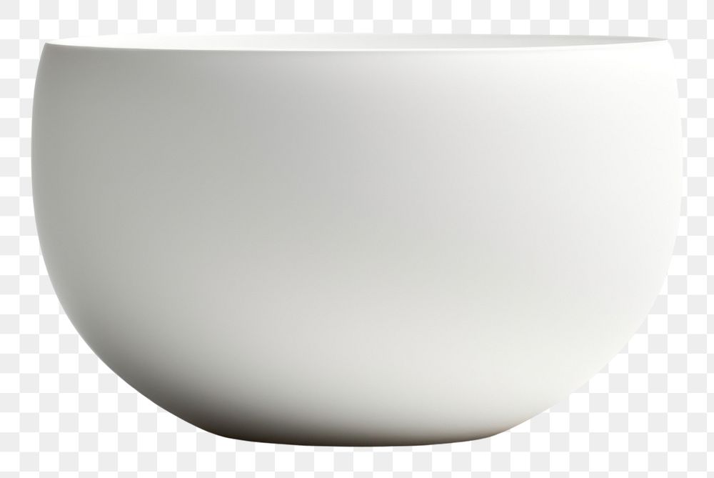 PNG White bowl pottery porcelain bathing.