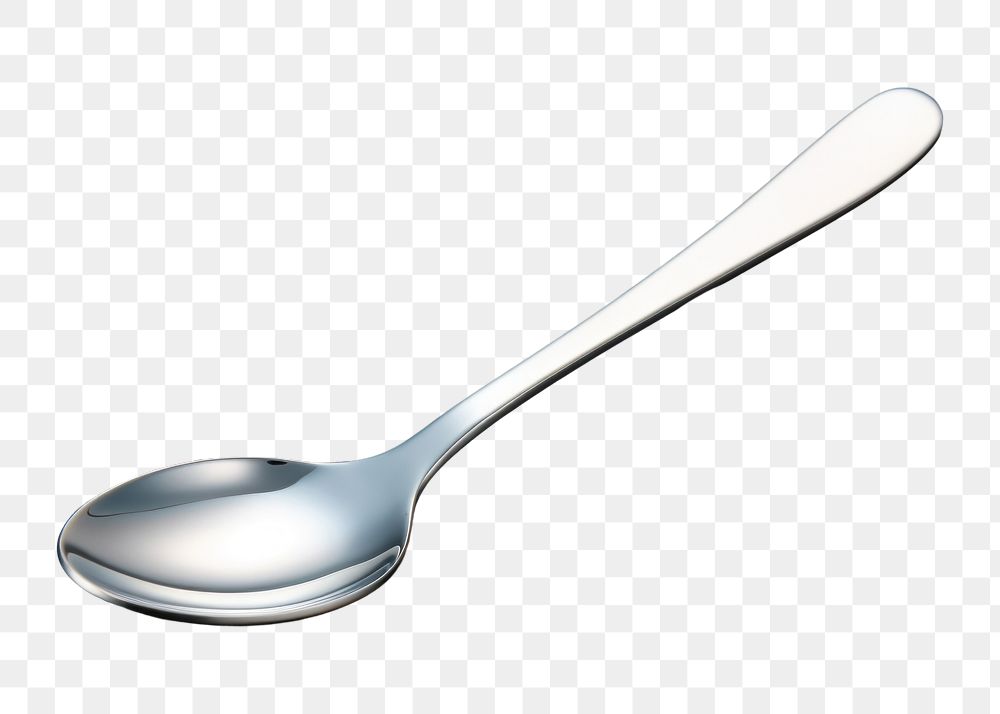 PNG A spoon and frok Chrome material white silverware simplicity.