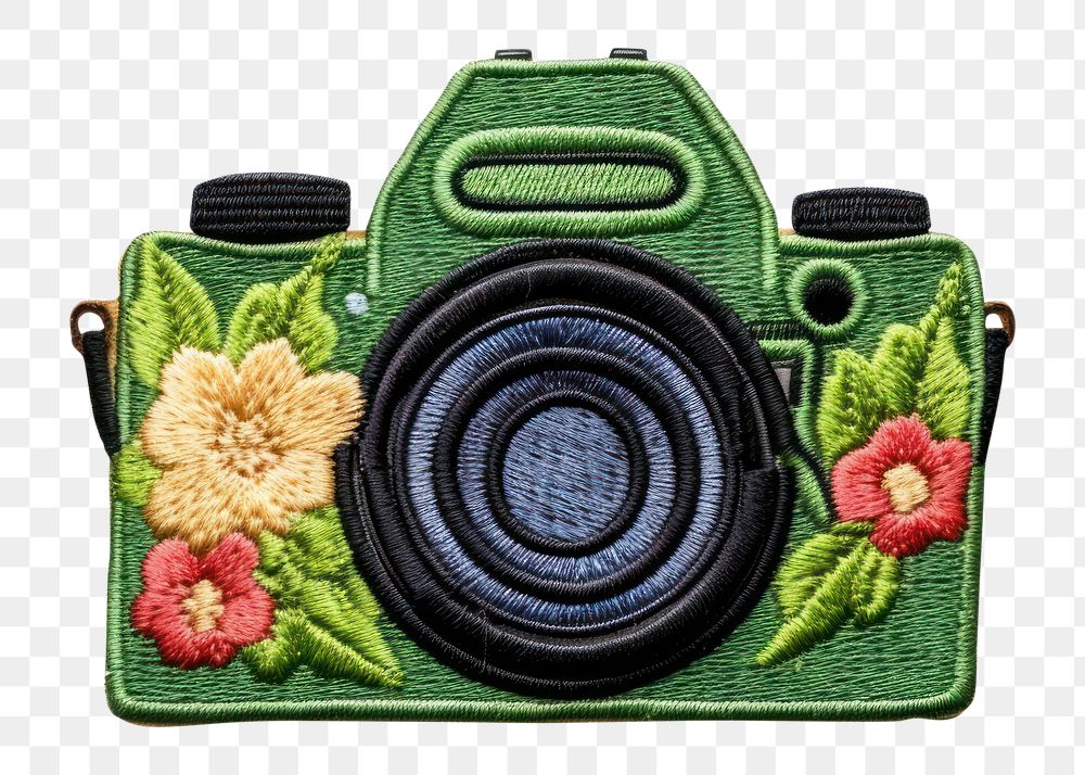 PNG Camera embroidery pattern craft