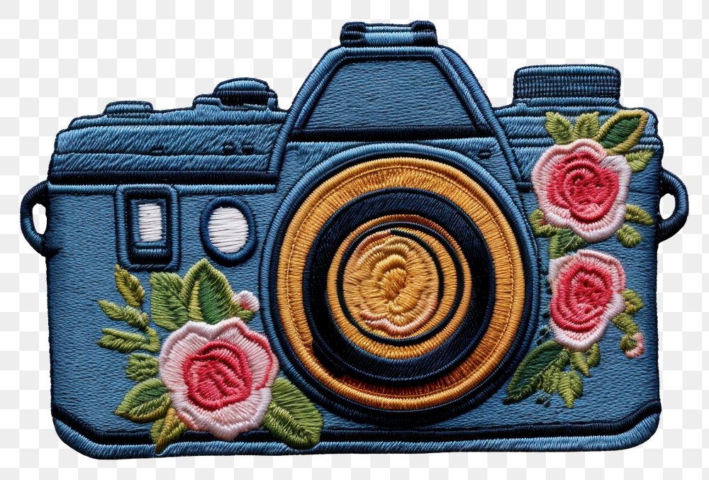 PNG Camera embroidery pattern craft