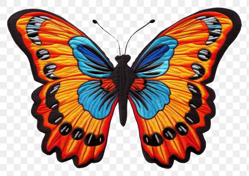 PNG Butterfly pattern animal insect. AI generated Image by rawpixel.