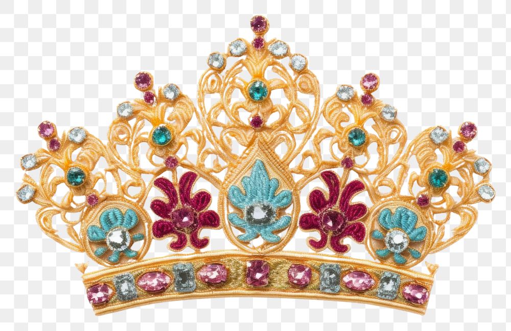 PNG Crown jewelry tiara craft. AI generated Image by rawpixel.
