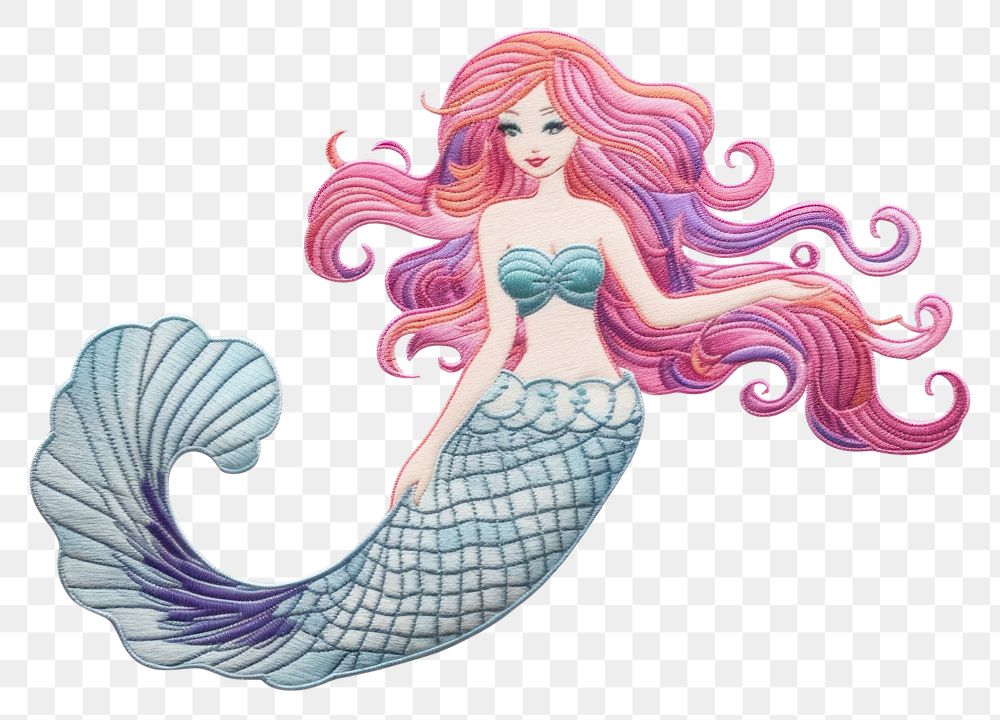 PNG Mermaid drawing sketch white background. AI generated Image by rawpixel.