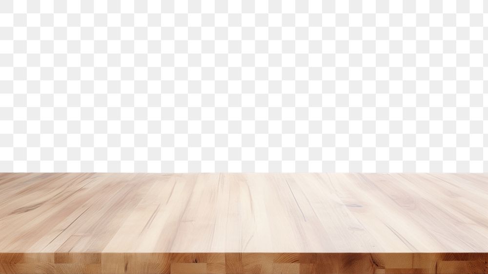 PNG Empty beautiful wood table kitchen flooring hardwood