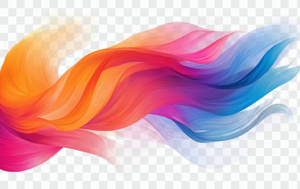 PNG  Colorful brushstroke swirl backgrounds pattern white background. AI generated Image by rawpixel.