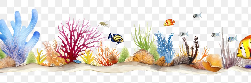PNG Marine life decorate aquarium outdoors animal.