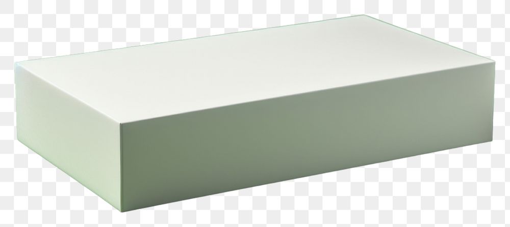 PNG  Packaging mockup white green box.