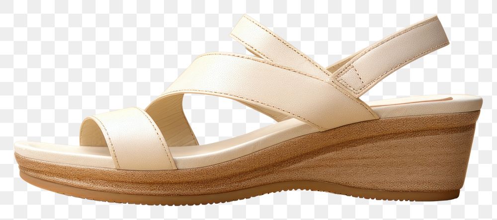 PNG  Sandal footwear white shoe.