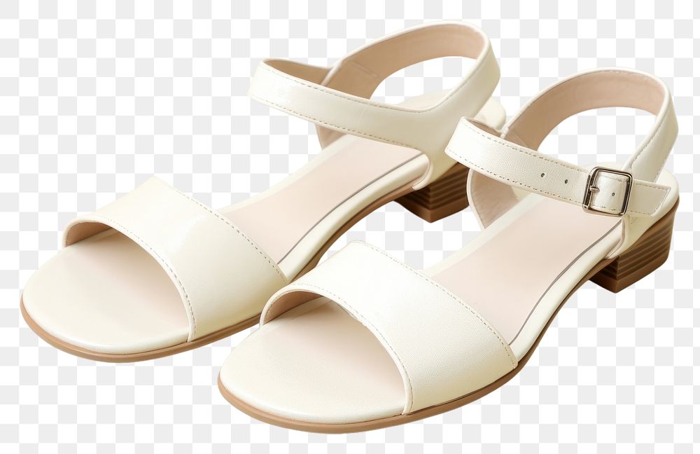 PNG  Sandal footwear white shoe.