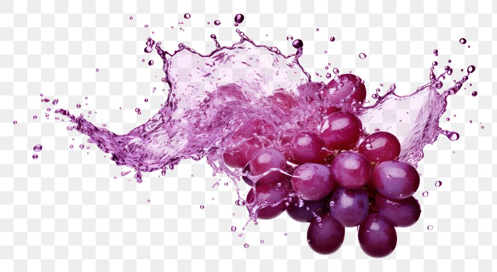 PNG Grapes fruit food refreshment. AI generated Image by rawpixel.