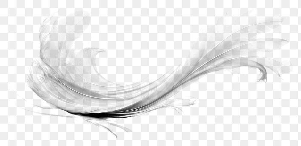 PNG Feather backgrounds swirl white. AI generated Image by rawpixel.