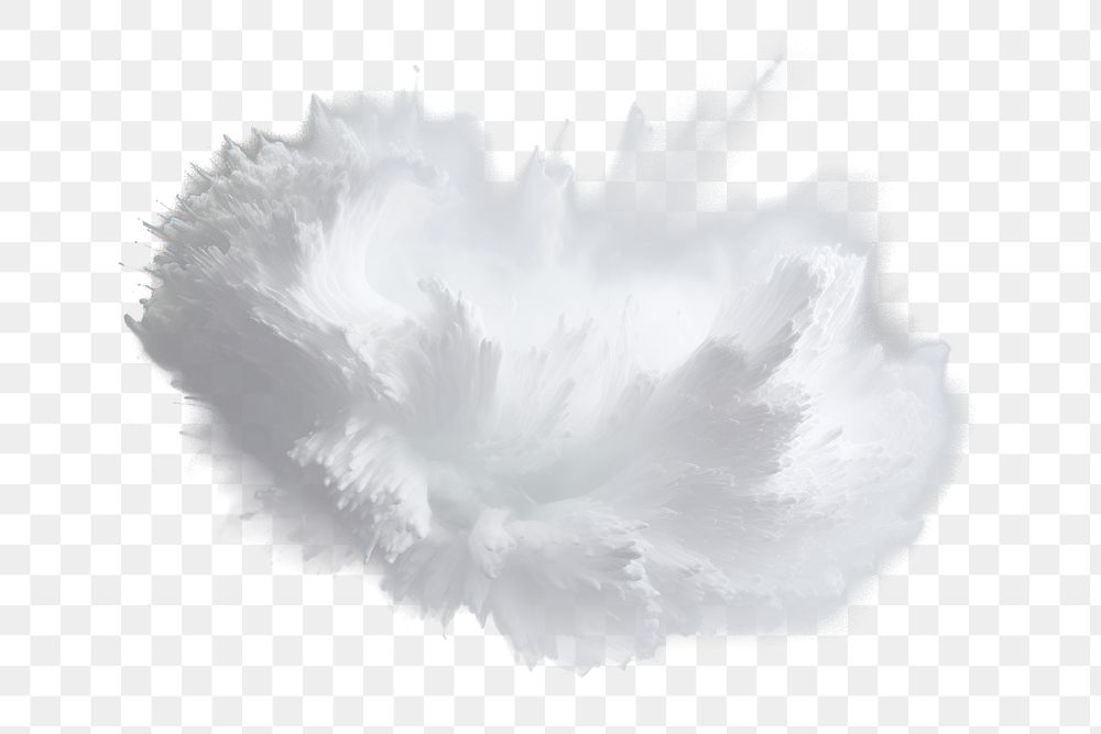 PNG Powder white monochrome exploding. AI generated Image by rawpixel.