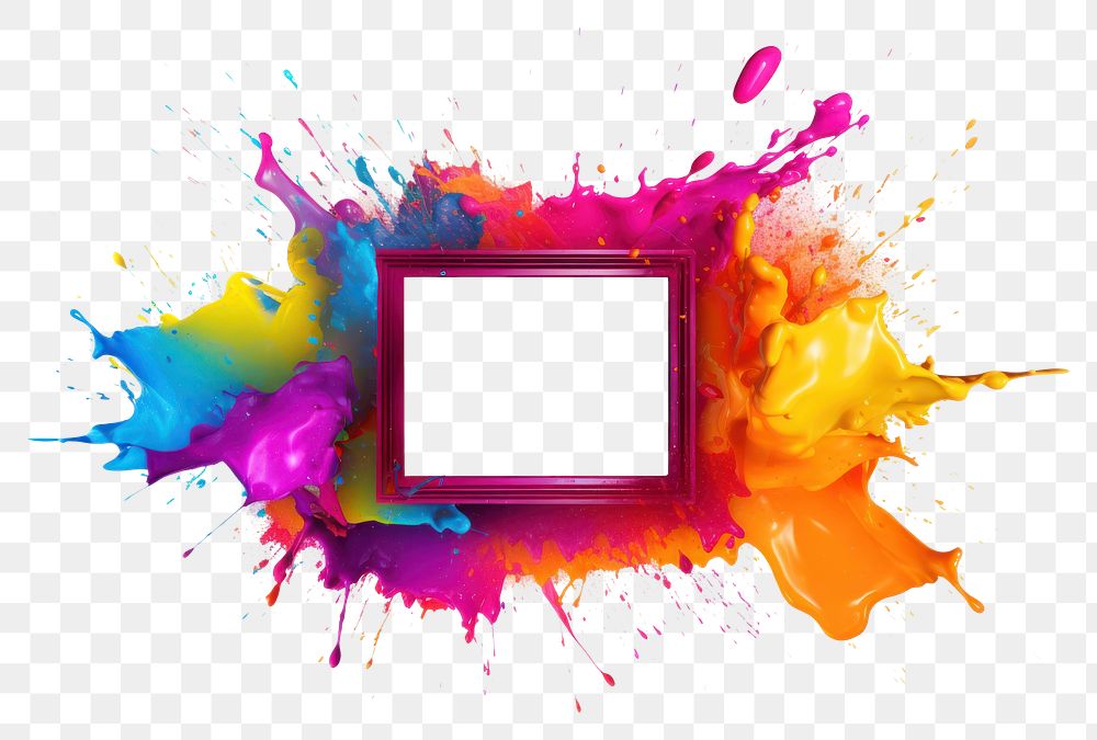 PNG Paint splash backgrounds purple shape. AI generated Image by rawpixel.