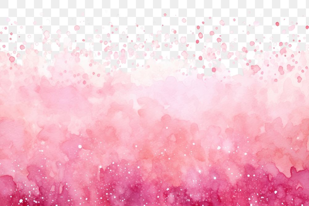 PNG Pink glitter watercolor border backgrounds splattered abstract.