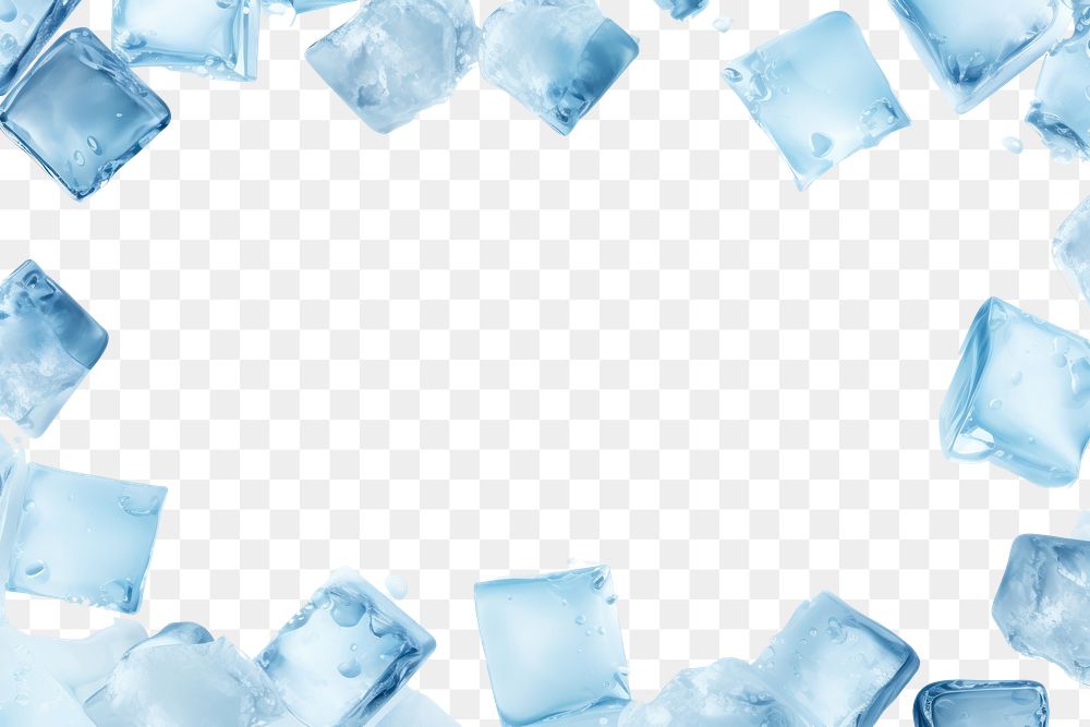 PNG Ice cubes backgrounds abstract outdoors. AI generated Image by rawpixel.
