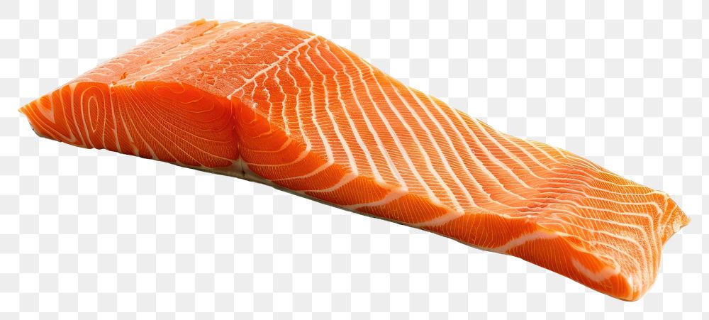 PNG Salmon seafood white background relaxation.