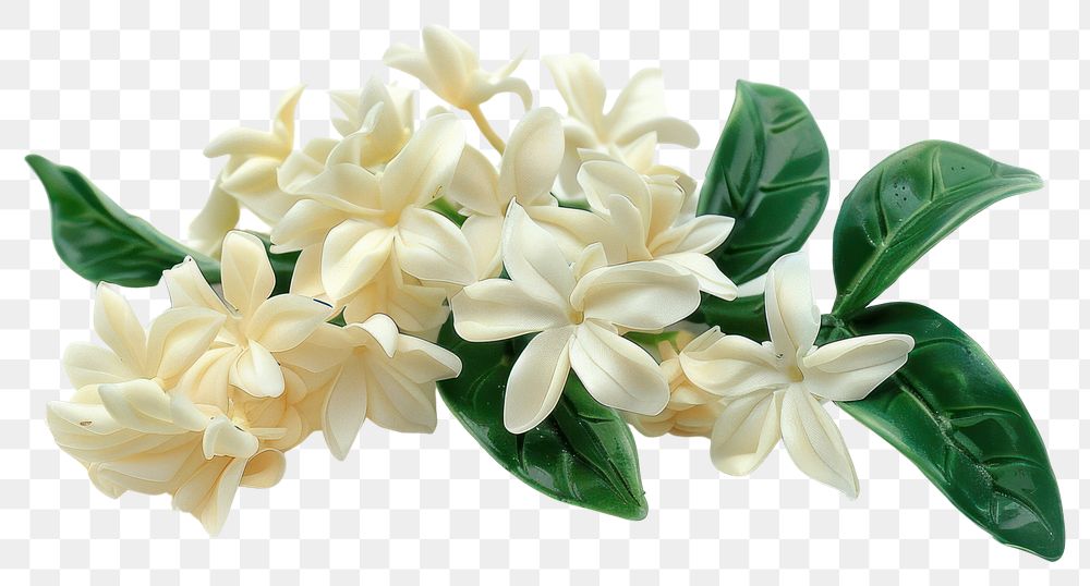 PNG Jasmine flowers plant petal white.