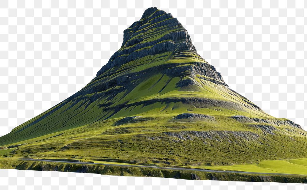 PNG Iceland mountain landscape grassland.