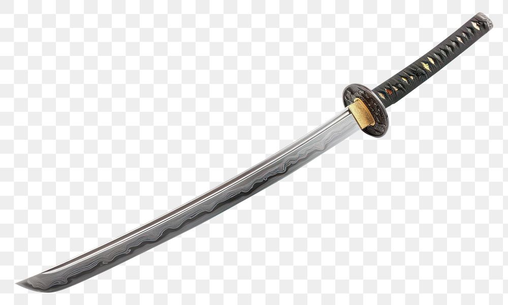 PNG Katana sword weapon dagger.