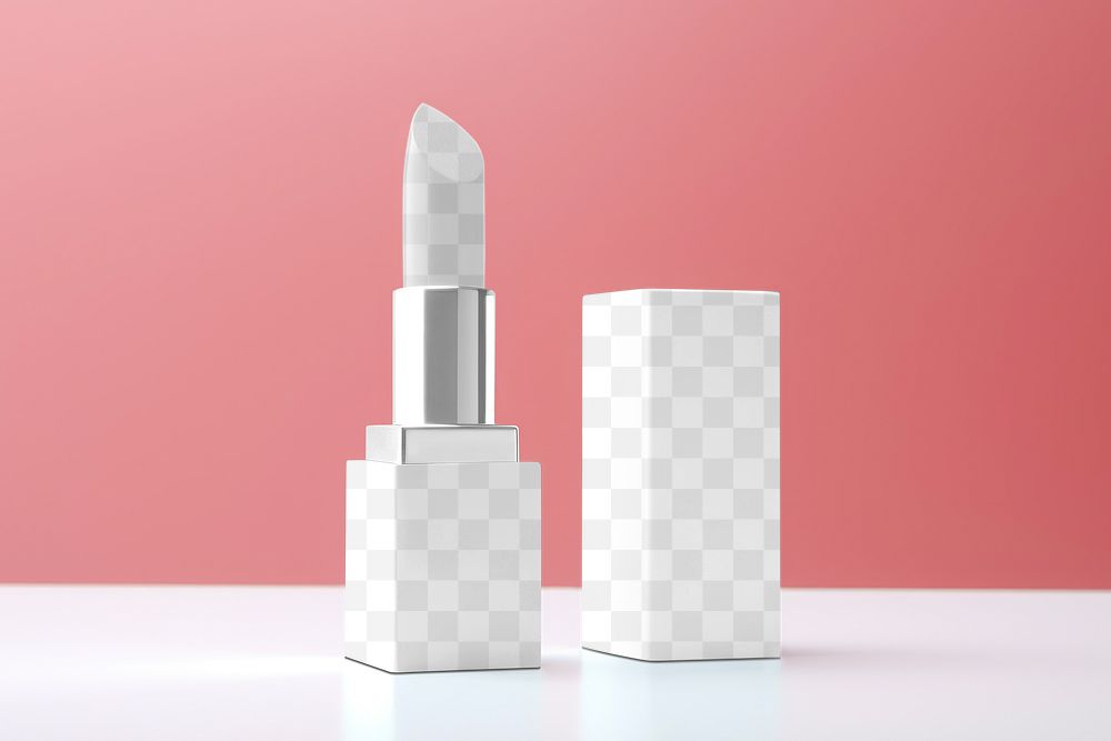 Lipstick png mockup, transparent design