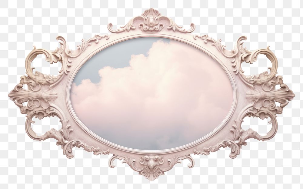 PNG  Cloud frame cloud white background.