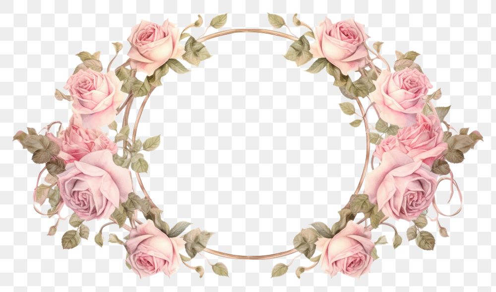 PNG  Roses rose pattern flower.