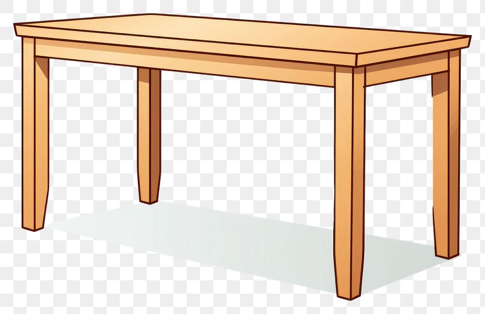PNG Furniture table desk letterbox.