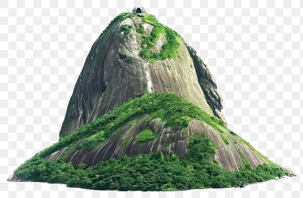 PNG Brazil sugarloaf mountian outdoors nature plant.